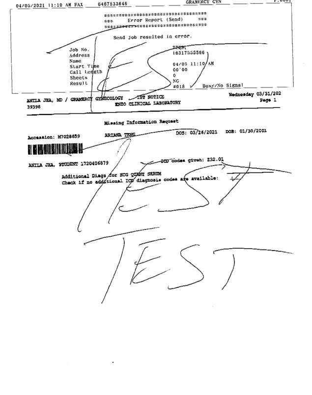 fax page