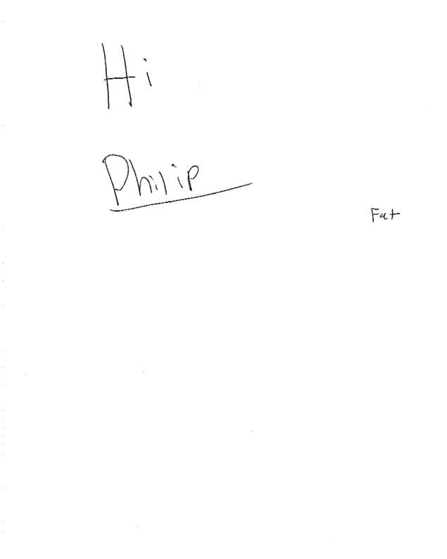 Fax page