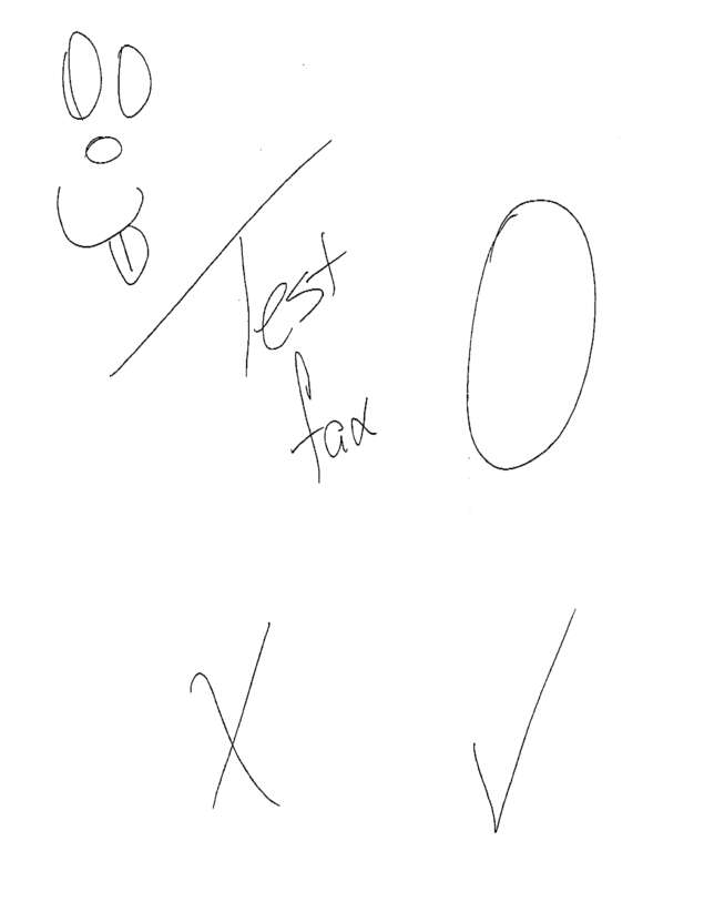 Fax page