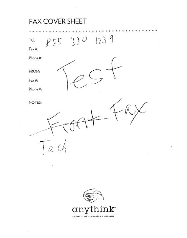 fax page