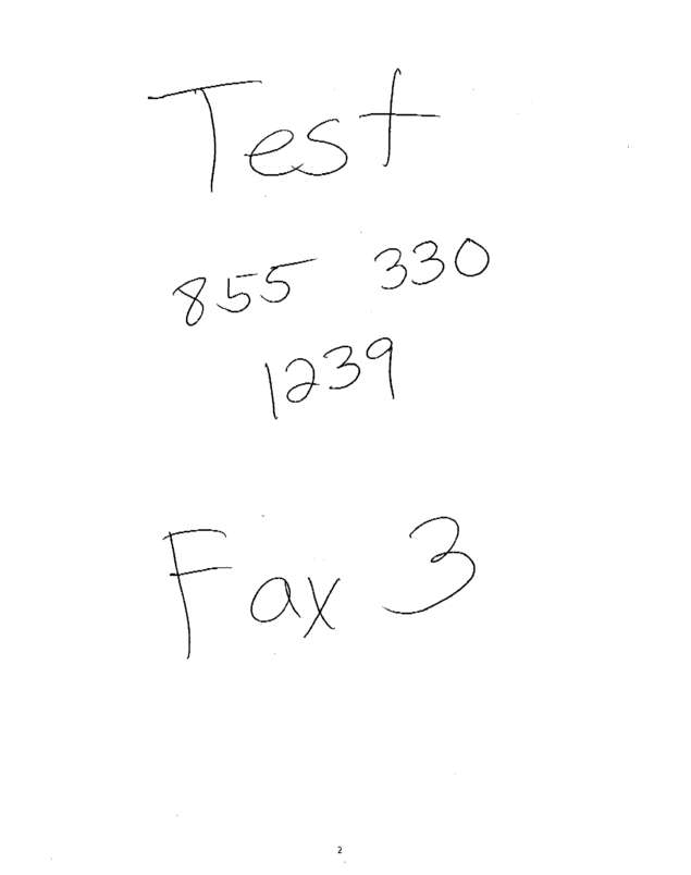 fax page