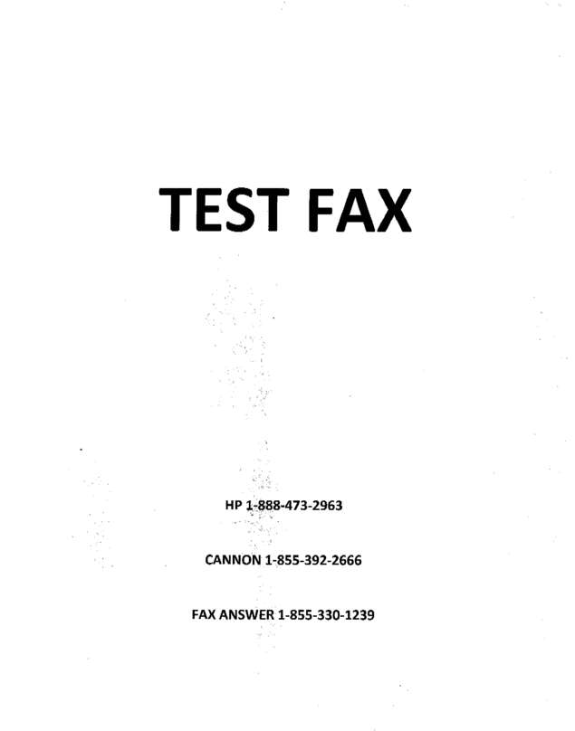 fax page