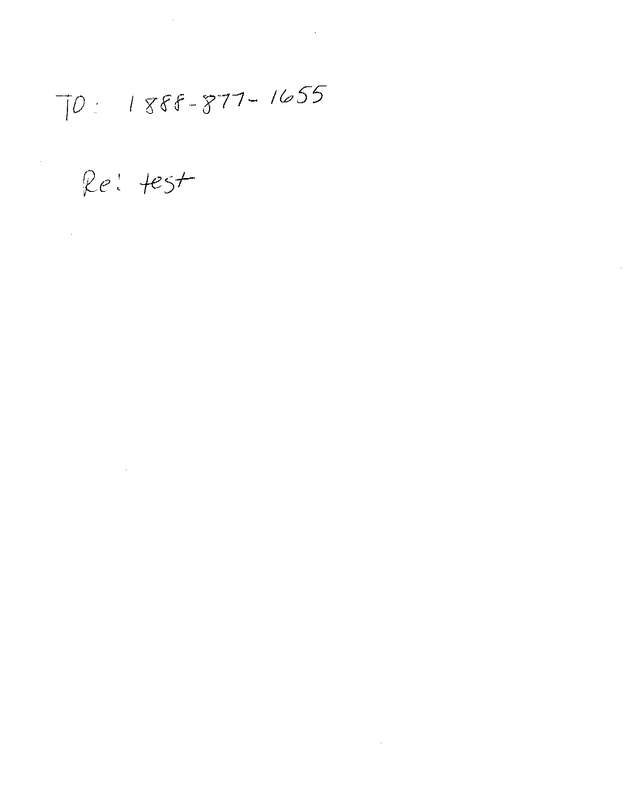 Fax page