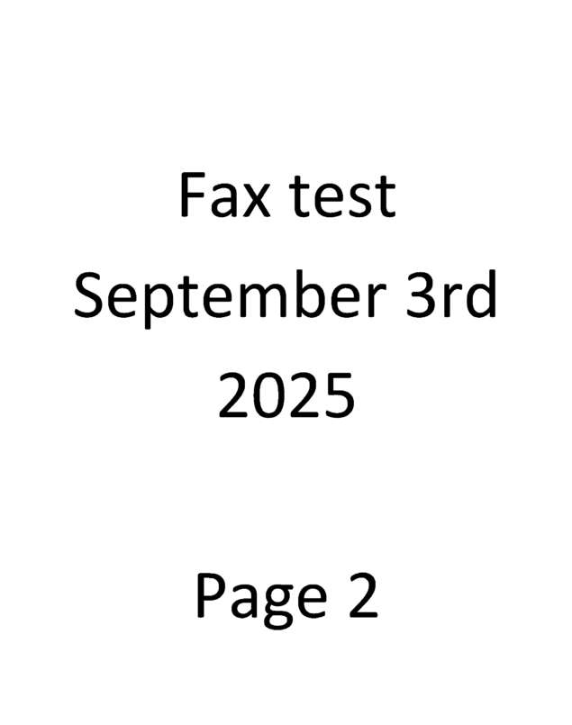 fax page