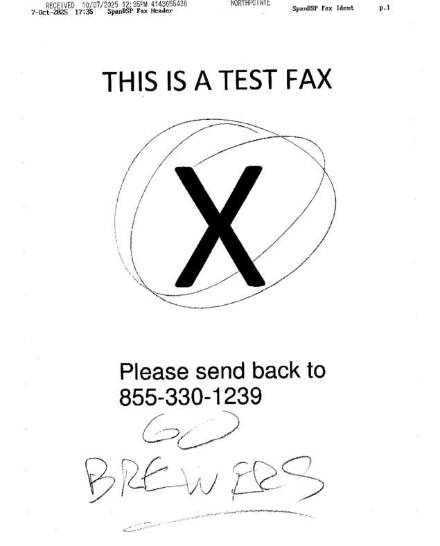 fax page