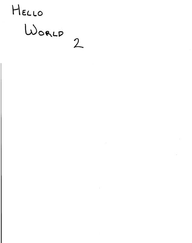Fax page