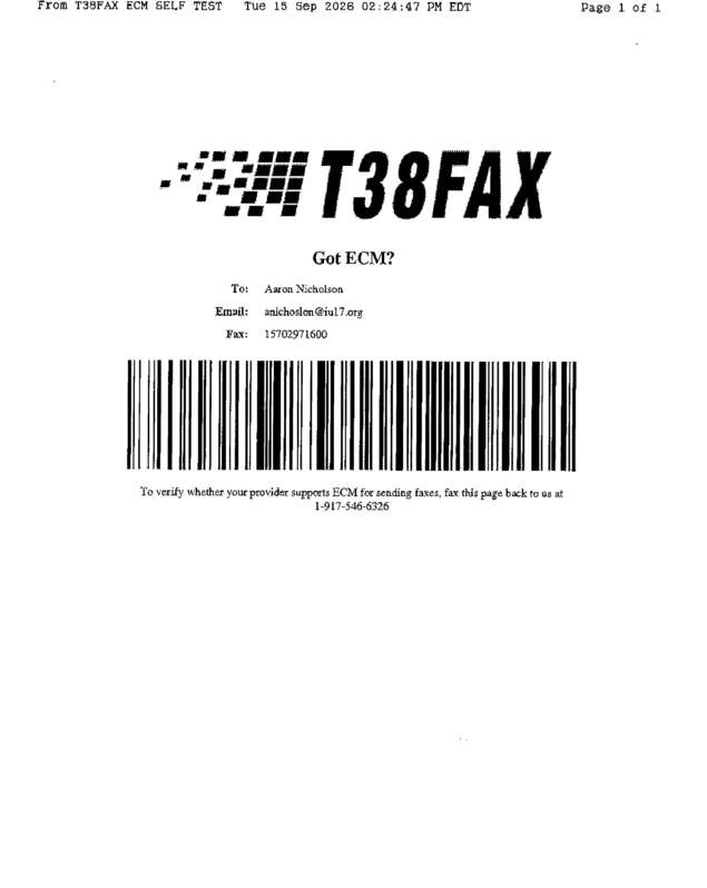 fax page