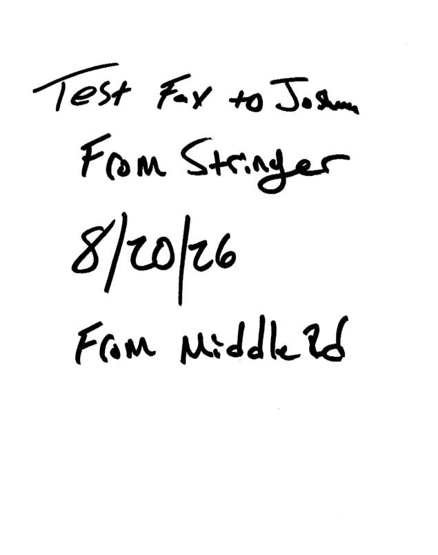 fax page