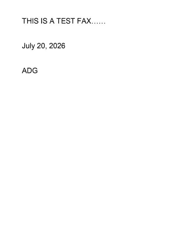 fax page