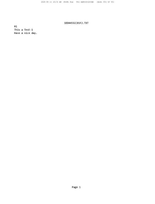 fax page