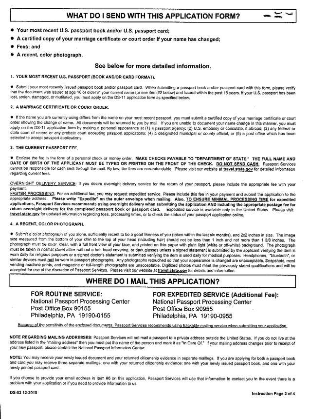 Fax page