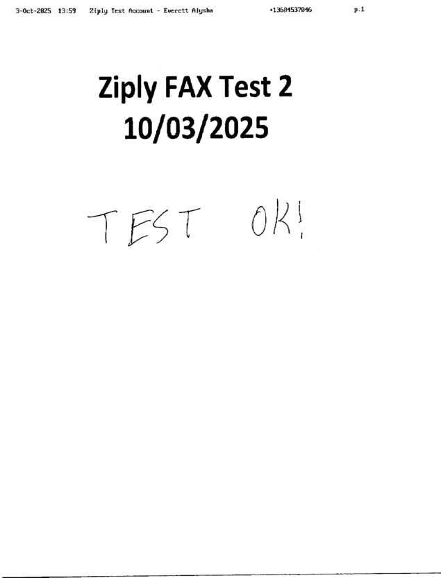 fax page