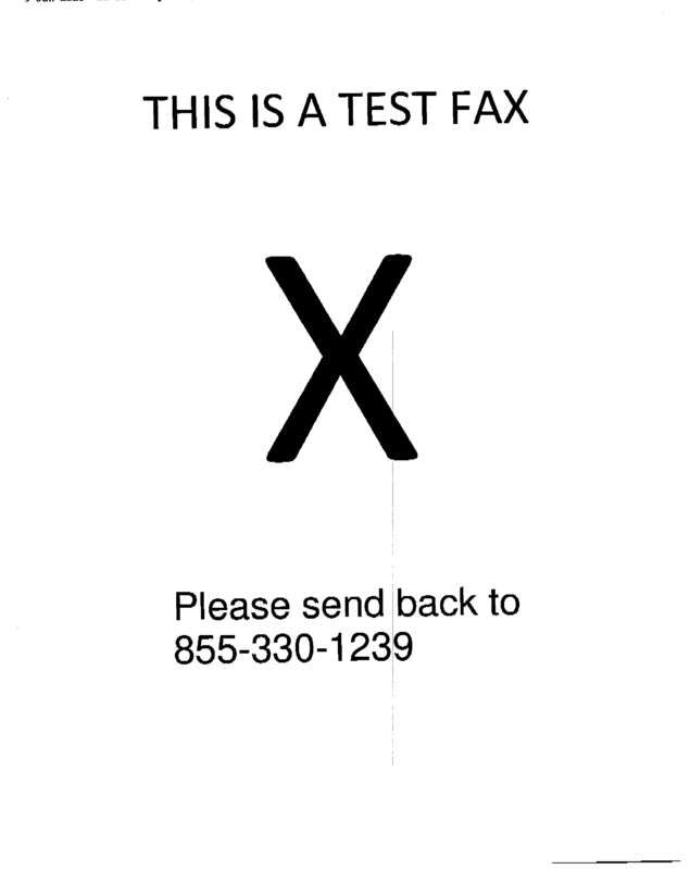 fax page