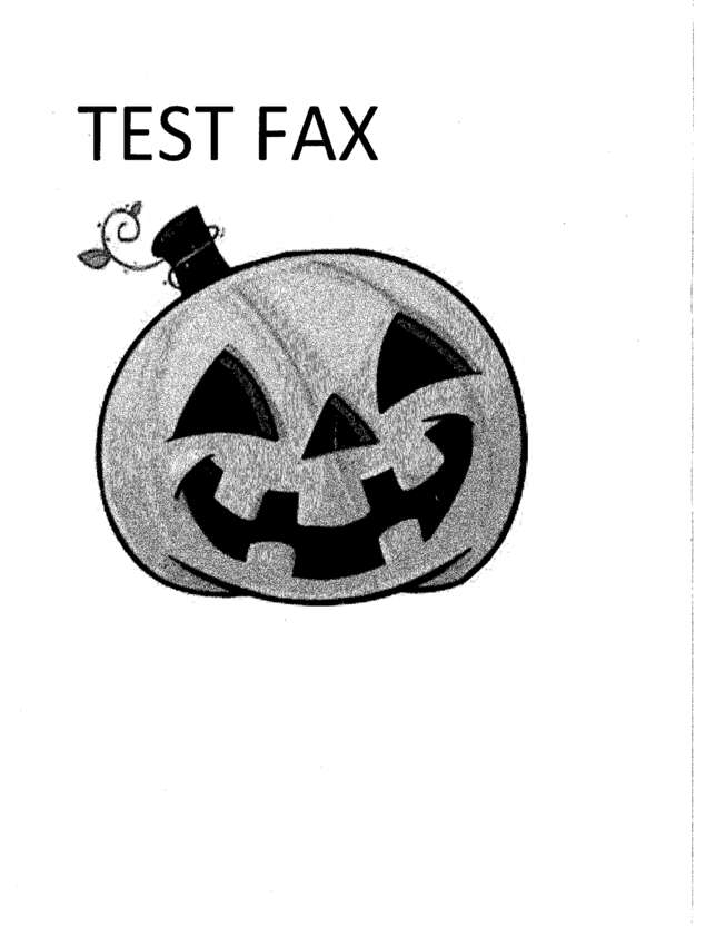 Fax page