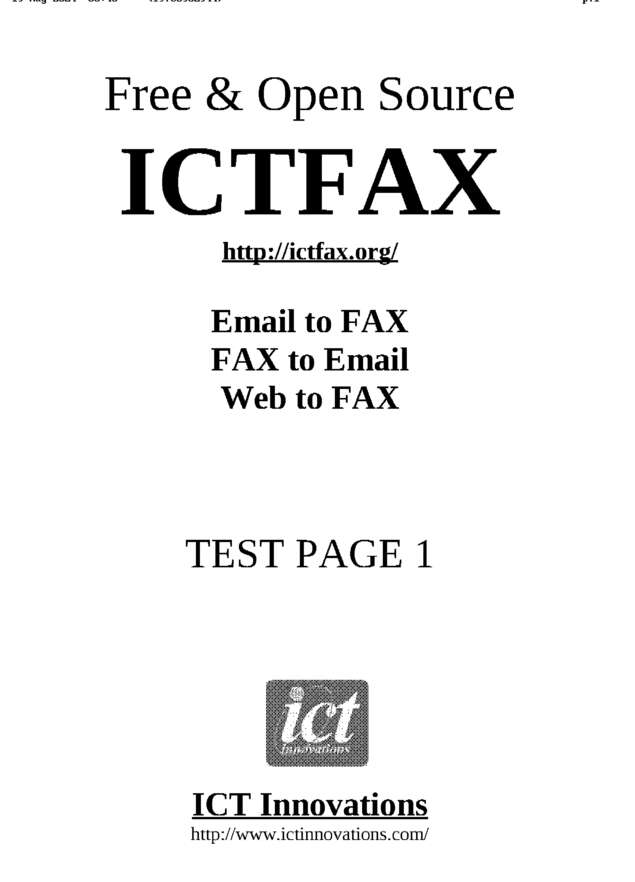 fax page
