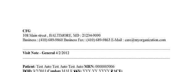 Fax page