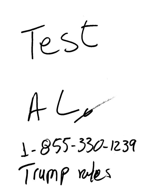 Fax page