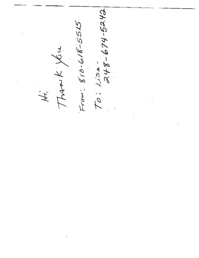 Fax page