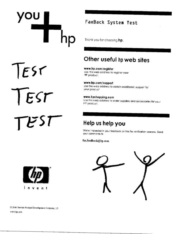 Fax page