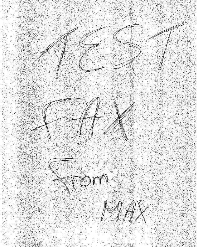 Fax page