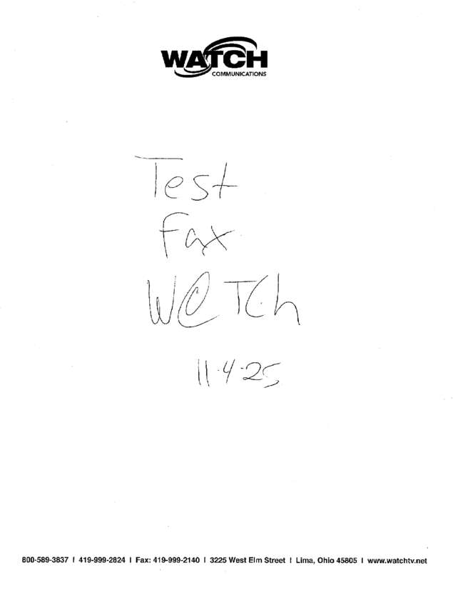 fax page