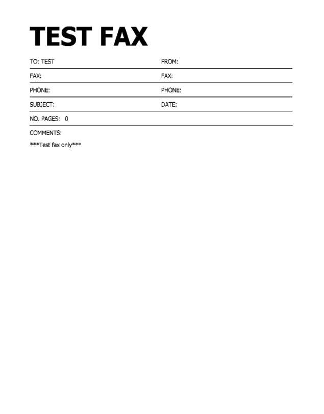 fax page