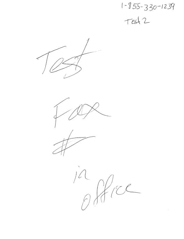 Fax page