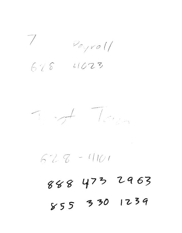 Fax page