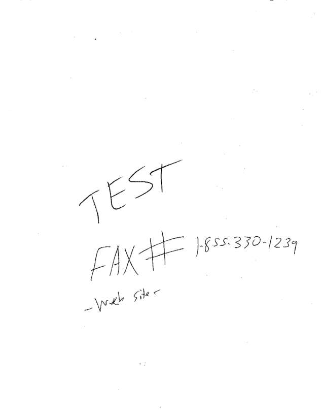 fax page
