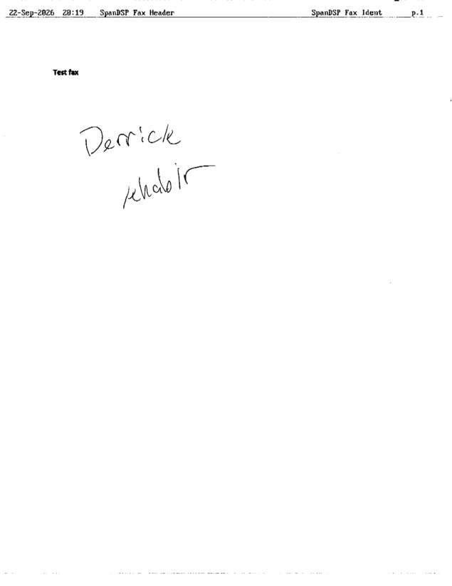 fax page