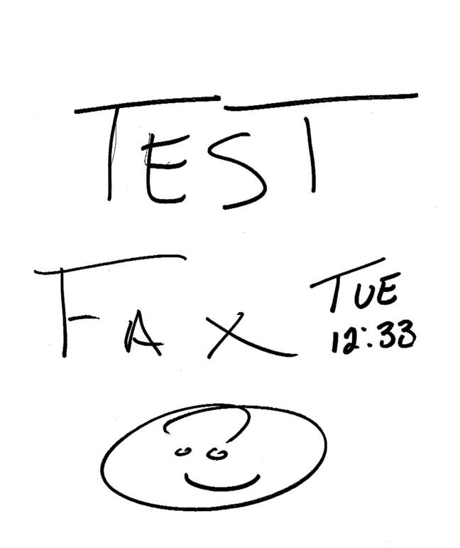 fax page