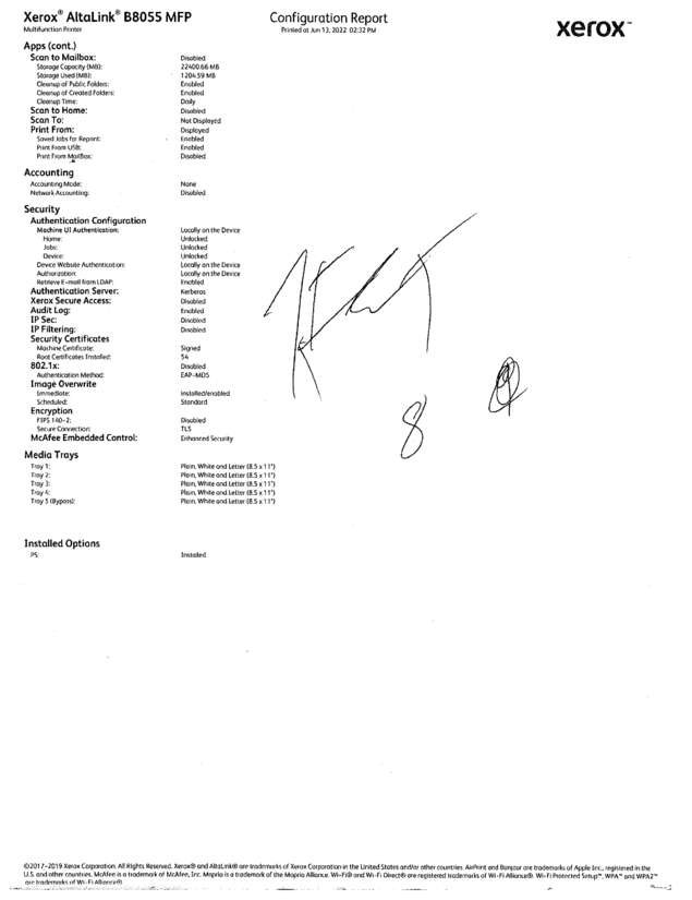 Fax page