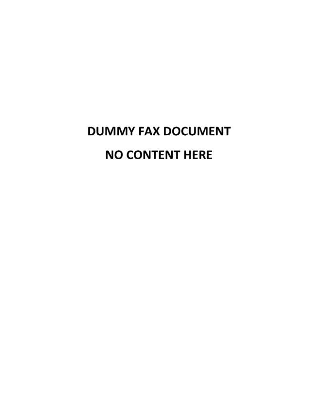Fax page