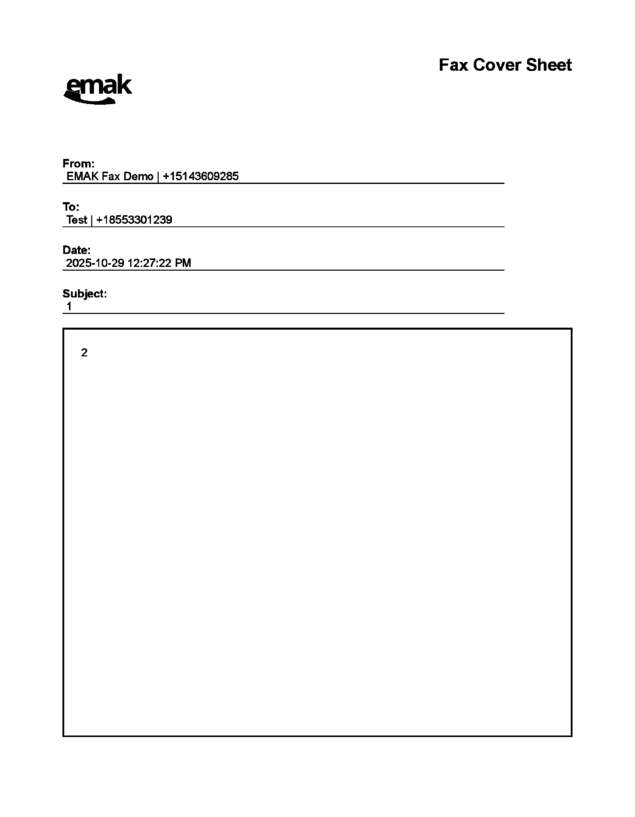 fax page