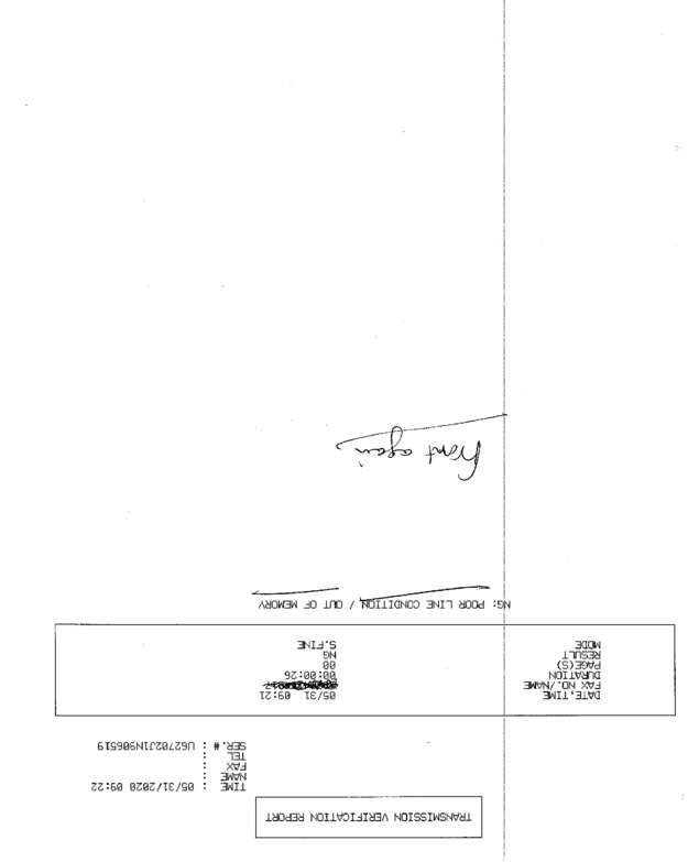 Fax page
