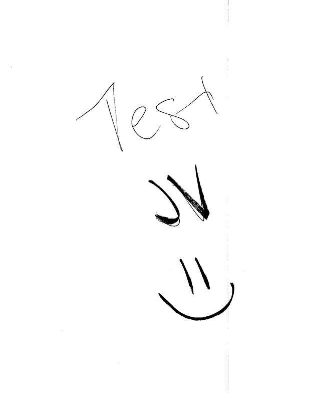Fax page