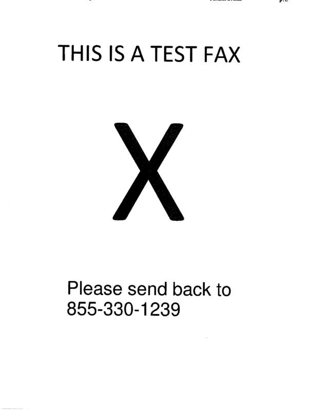 fax page