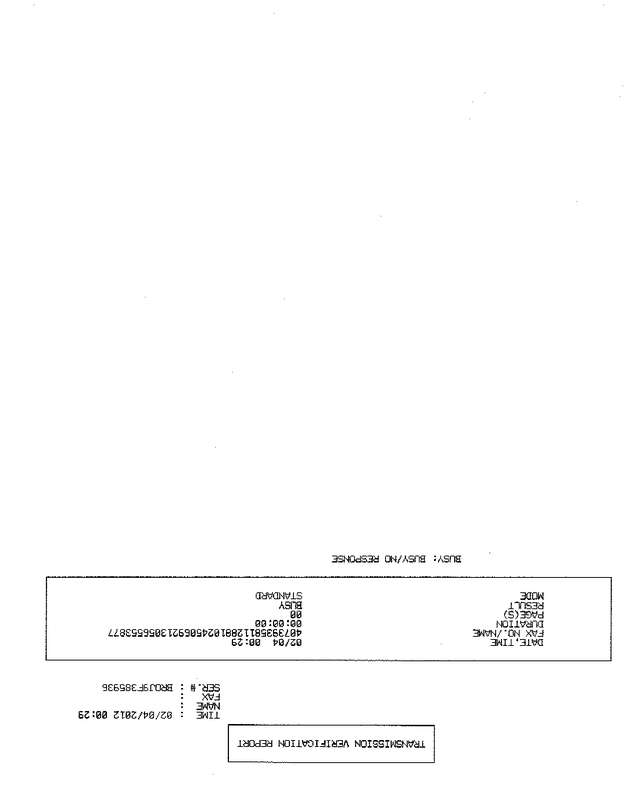 Fax page