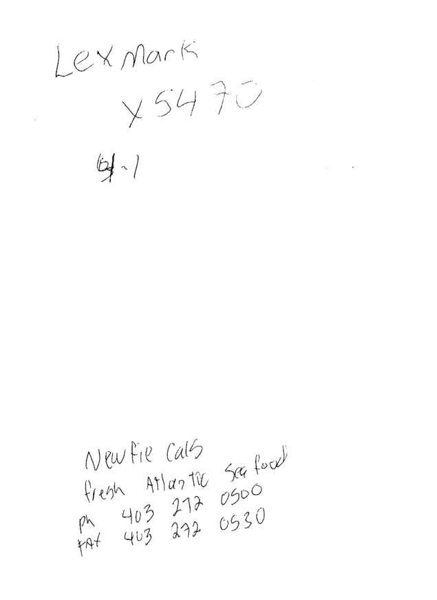 Fax page