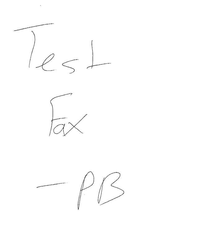 Fax page