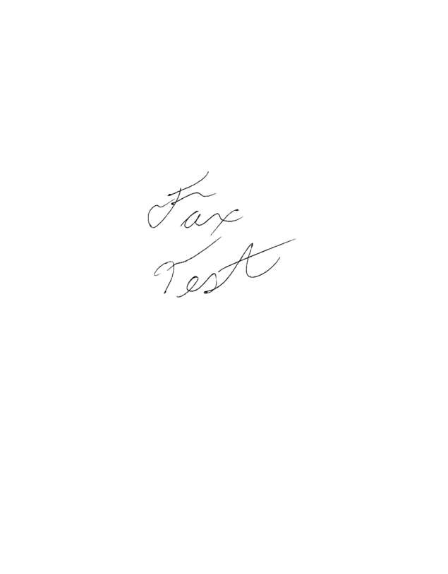 Fax page