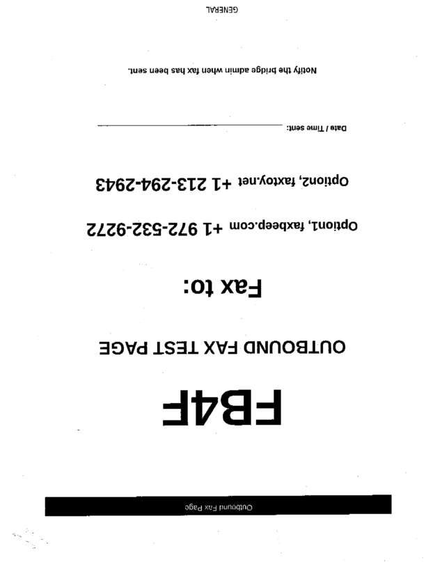 fax page