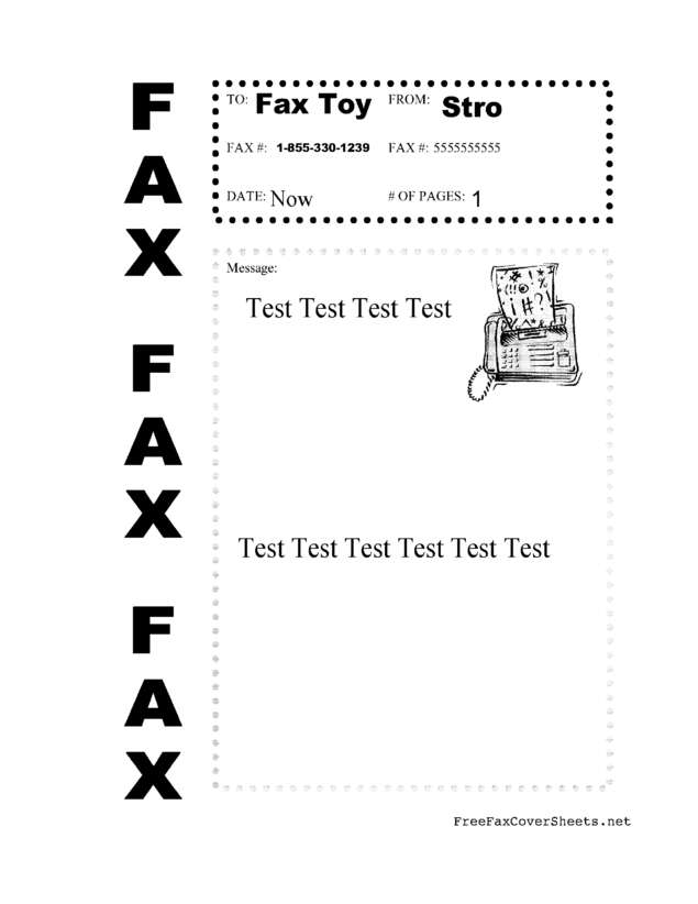 fax page