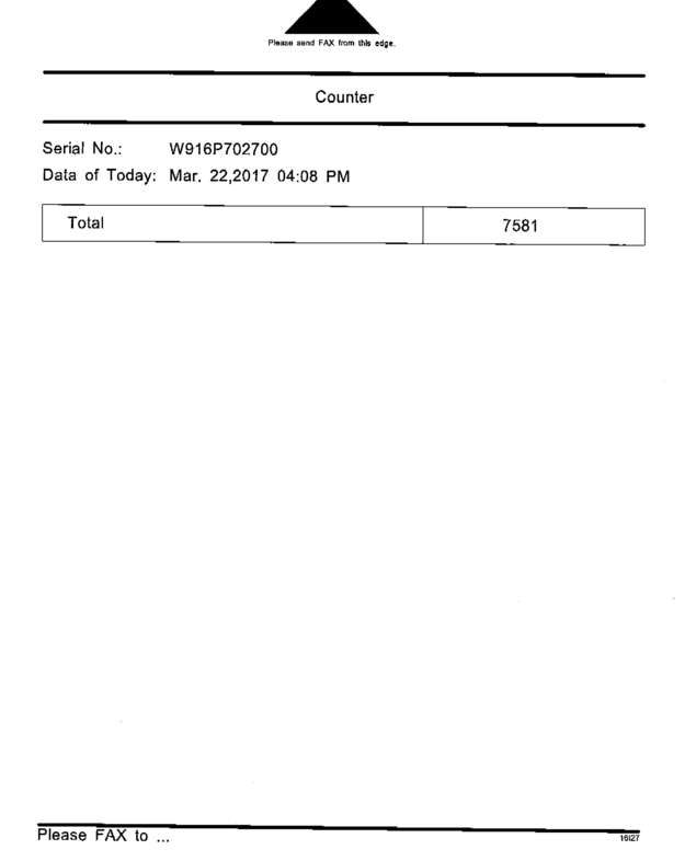 Fax page