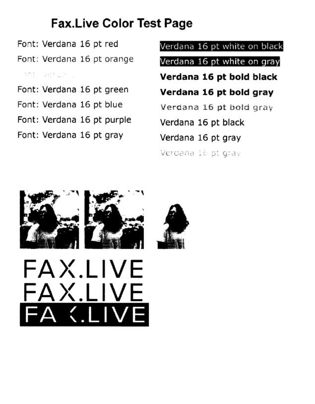 fax page