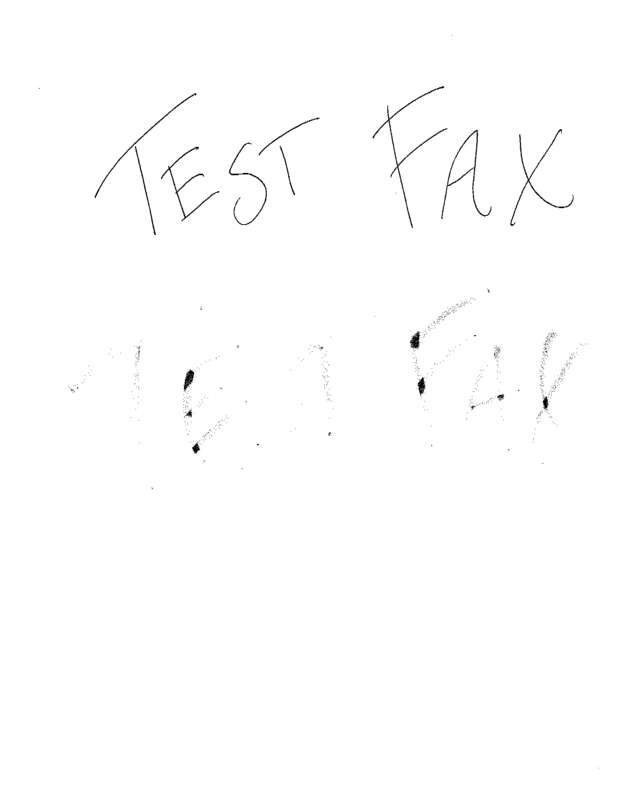 Fax page