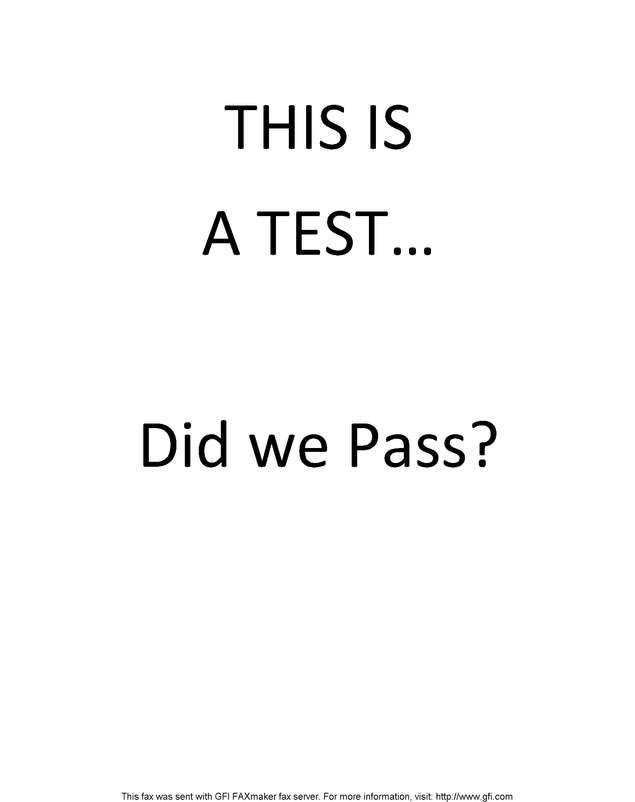 Fax page