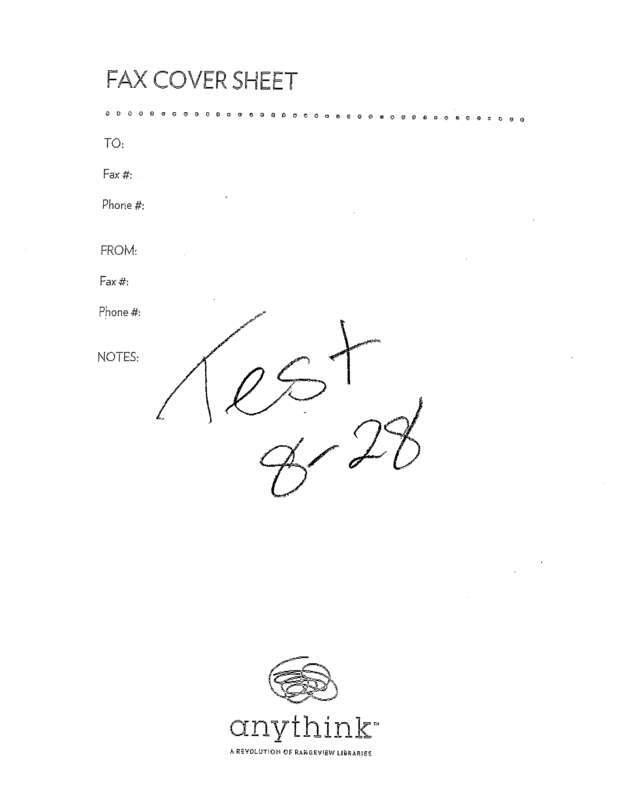 fax page