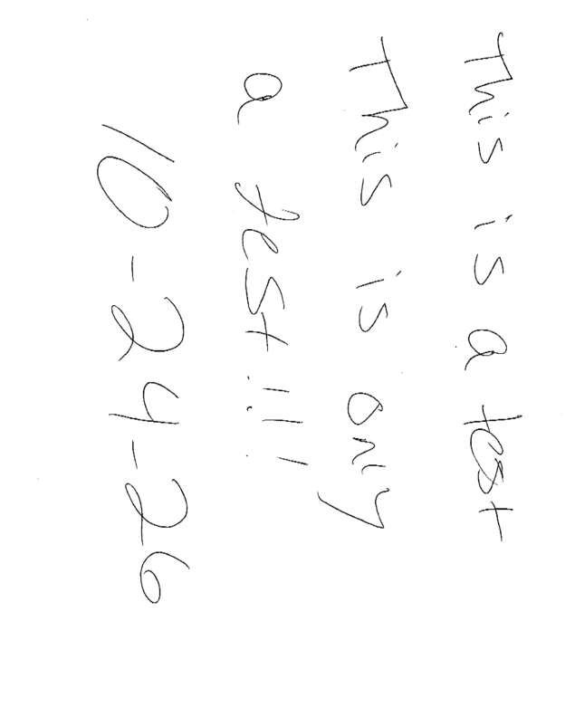 Fax page