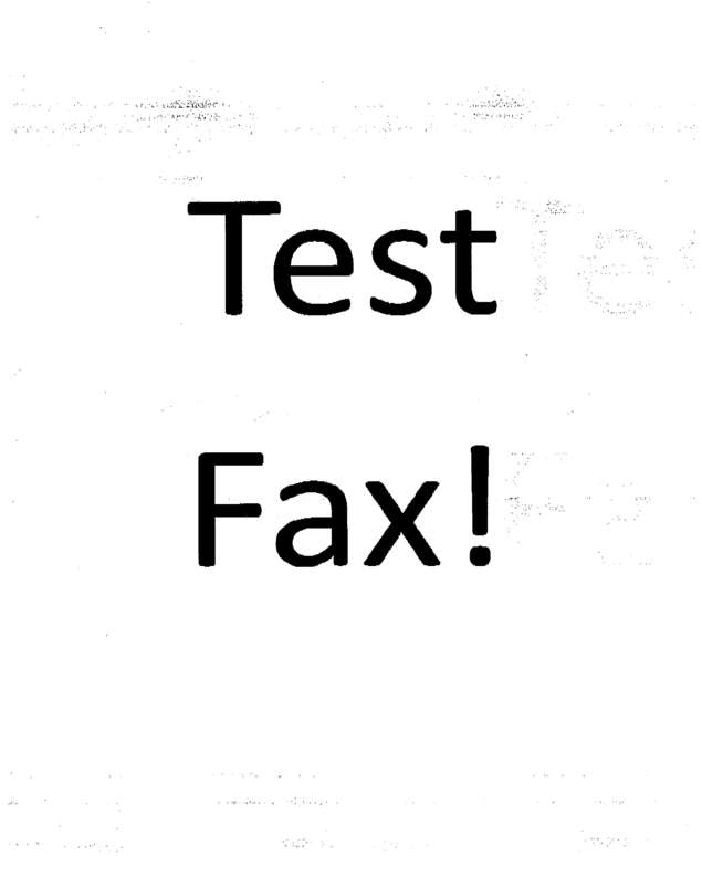 fax page